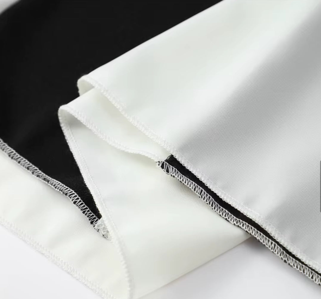 F/W 25’ Contrast Sling Mini Dress