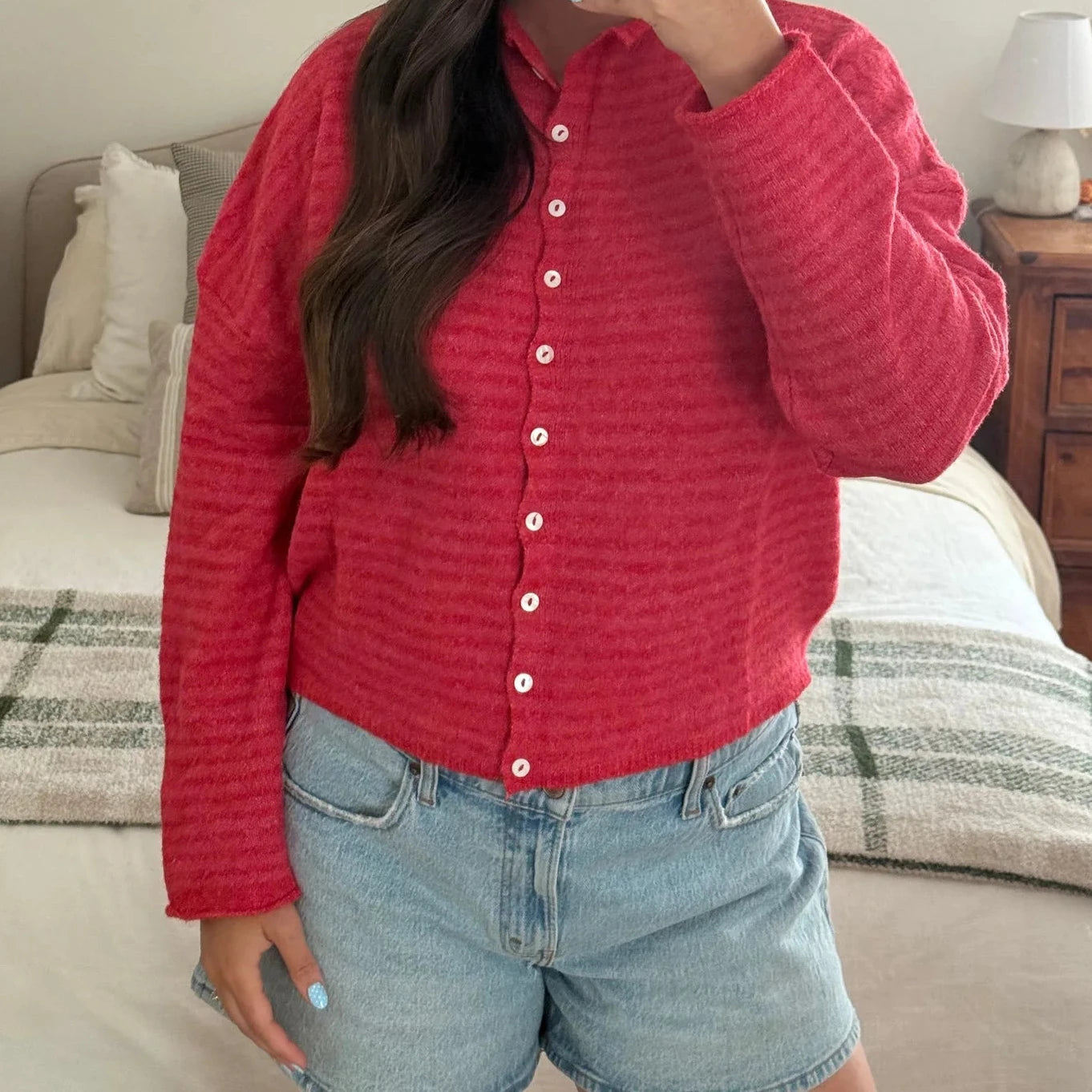 Lucienne Striped Knit Cardigan