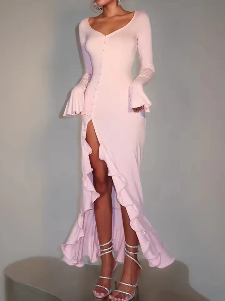 F/W 25’ Petal Bloom Maxi Dress