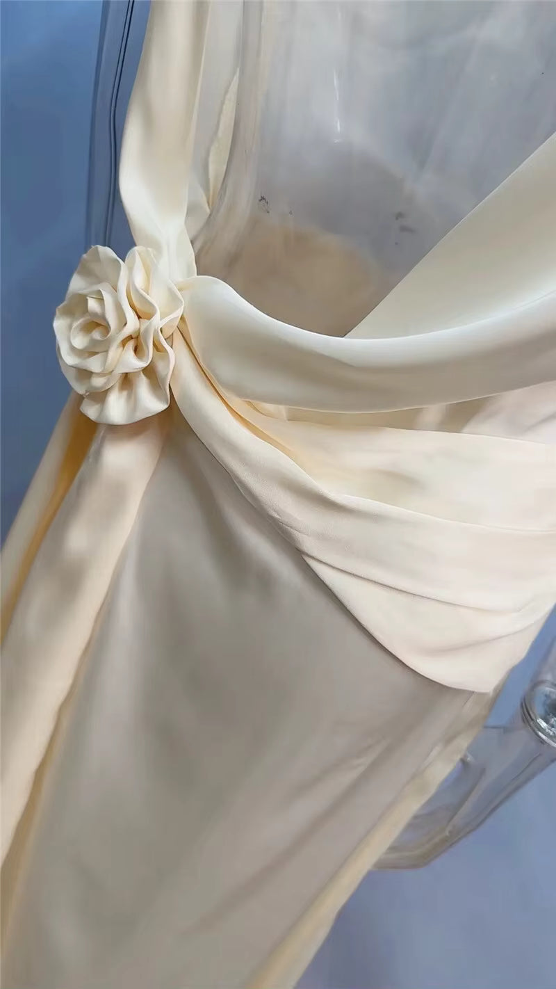 Kana Backless Floral Maxi Dress