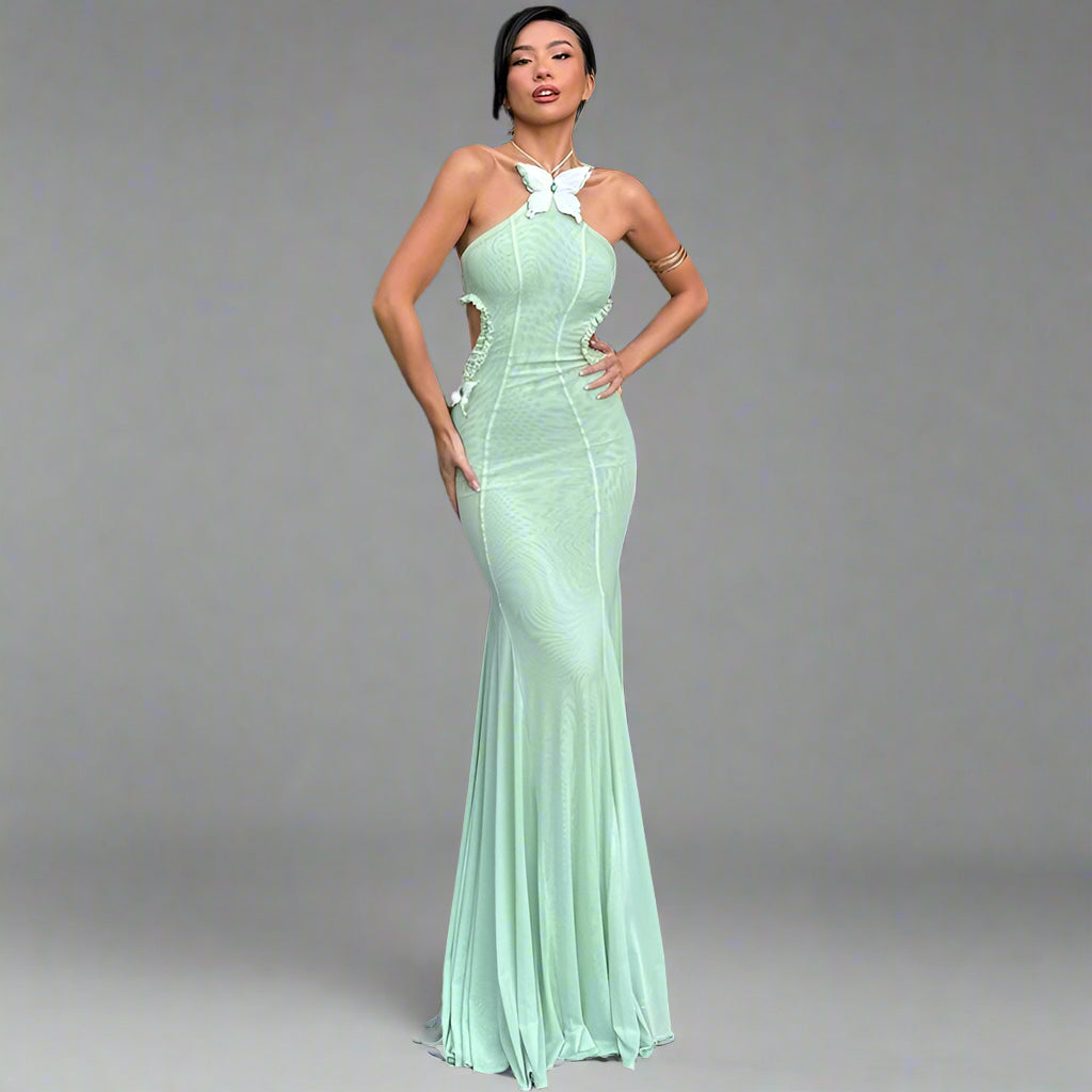 Cleo Butterfly Maxi Dress