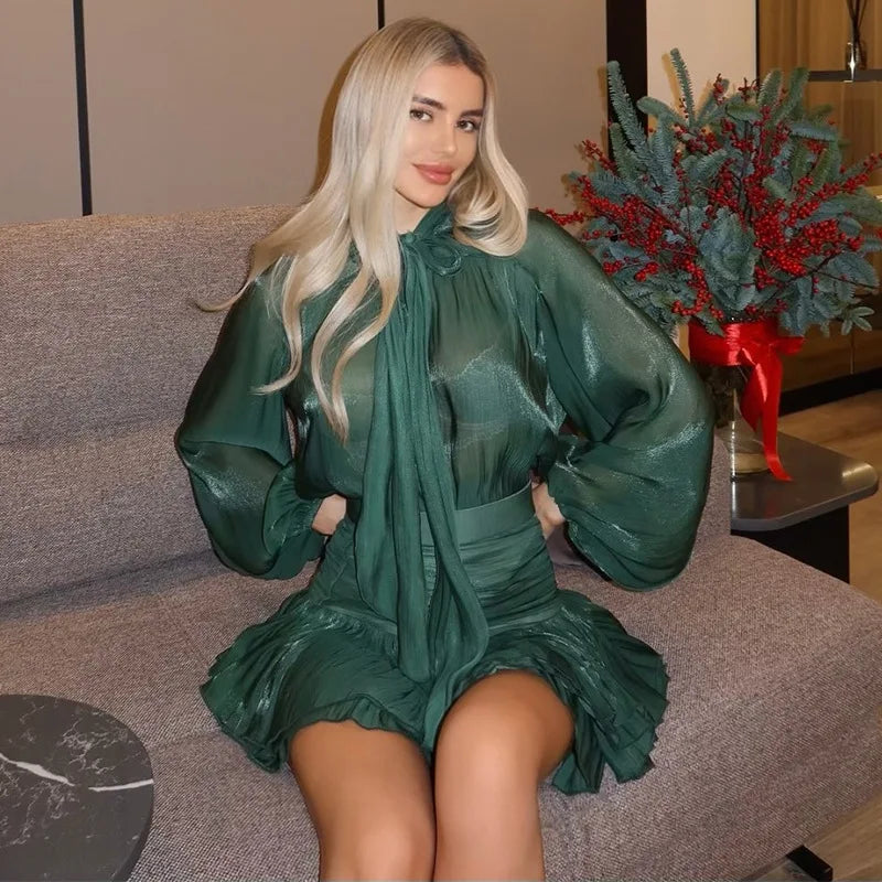 F/W 25’ Chiffon Tied Two-Piece Set