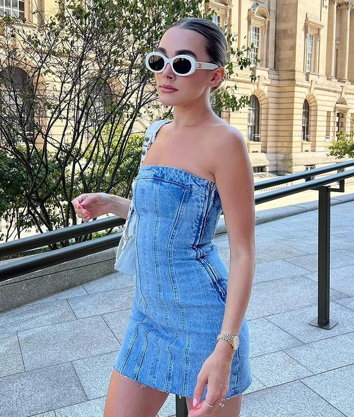 Joan Denim Mini Dress