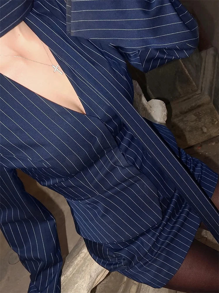 F/W 25’ Signature Striped 3-Piece Suit Set