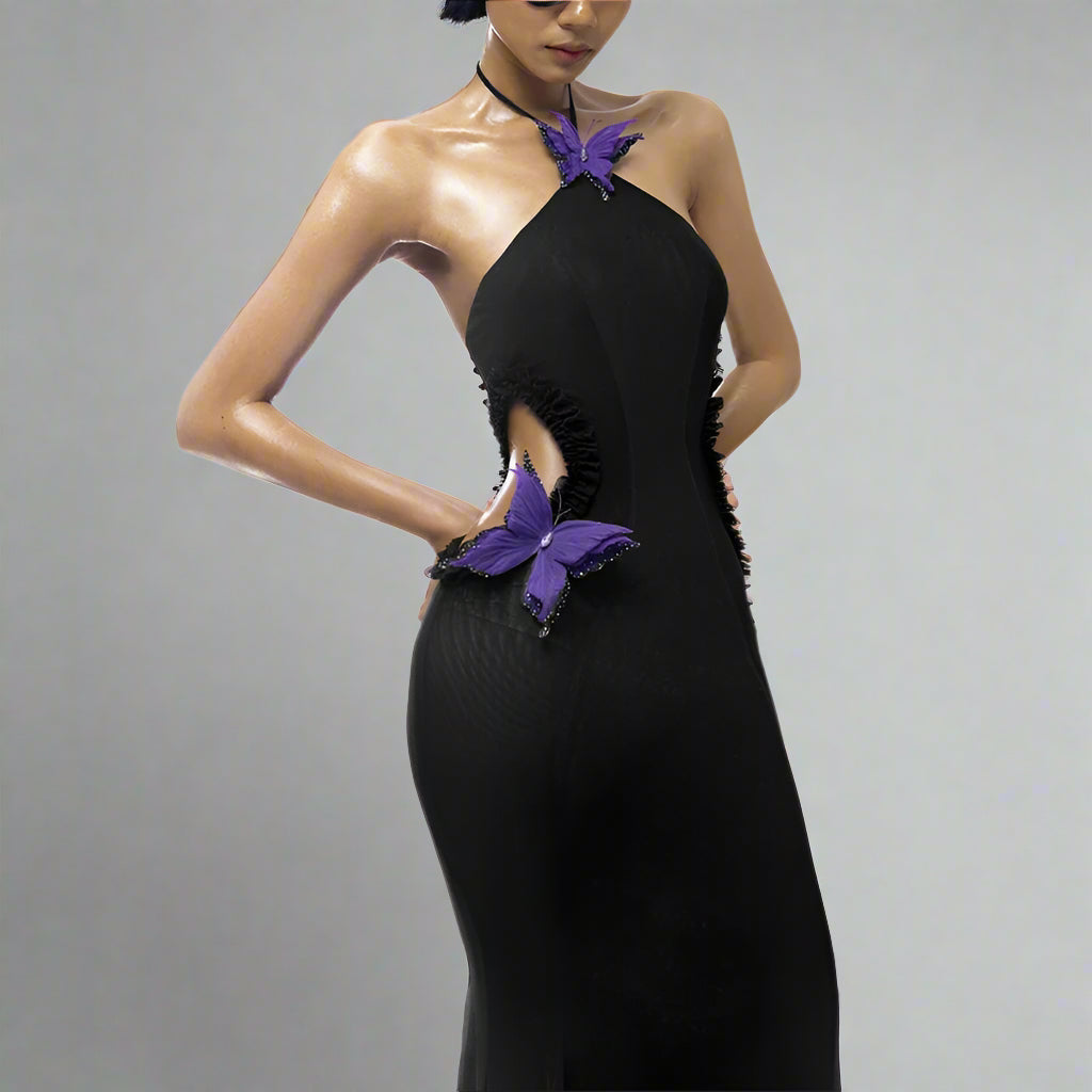 Cleo Butterfly Maxi Dress