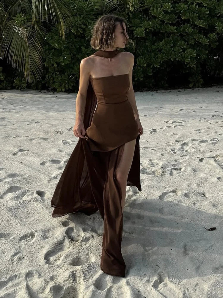 Dani Maxi Dress with Ribbon