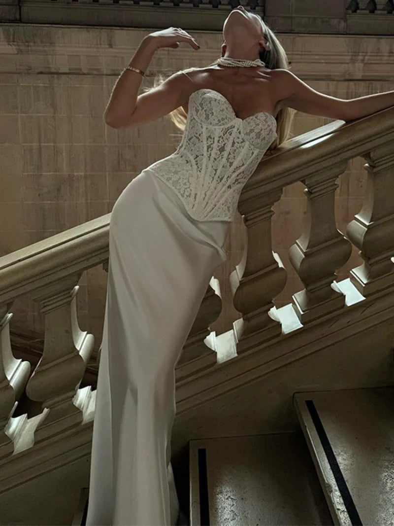 Estelle Corset and Maxi Skirt Co-ord Set