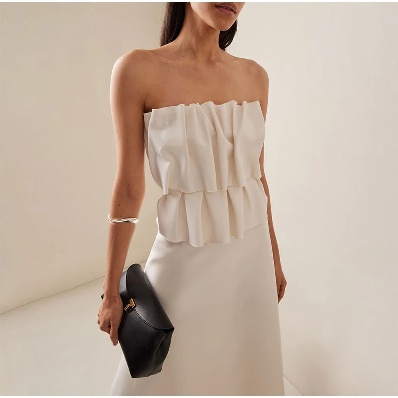 Margo Pleated Maxi Dress