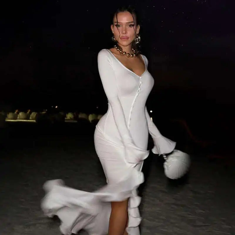 F/W 25’ Petal Bloom Maxi Dress