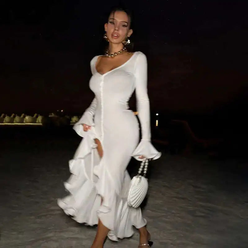 F/W 25’ Petal Bloom Maxi Dress