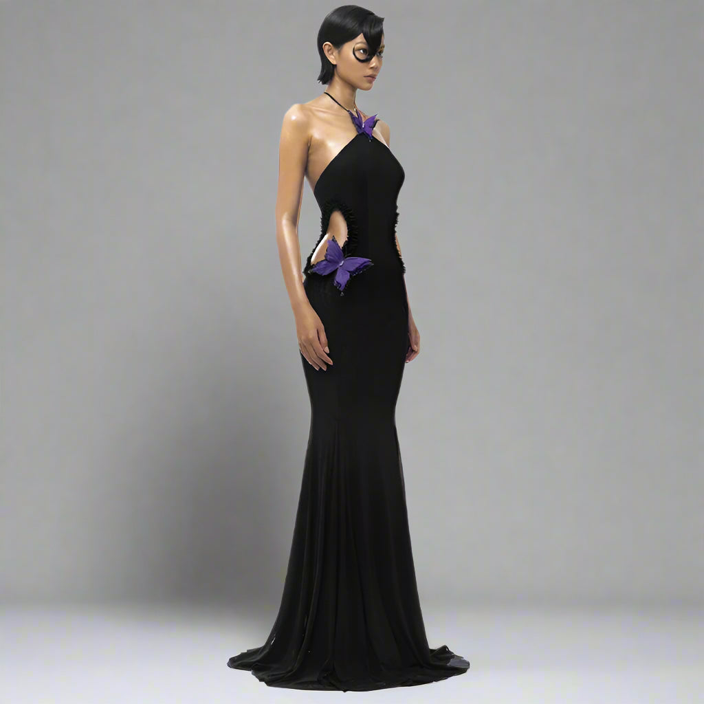 Cleo Butterfly Maxi Dress