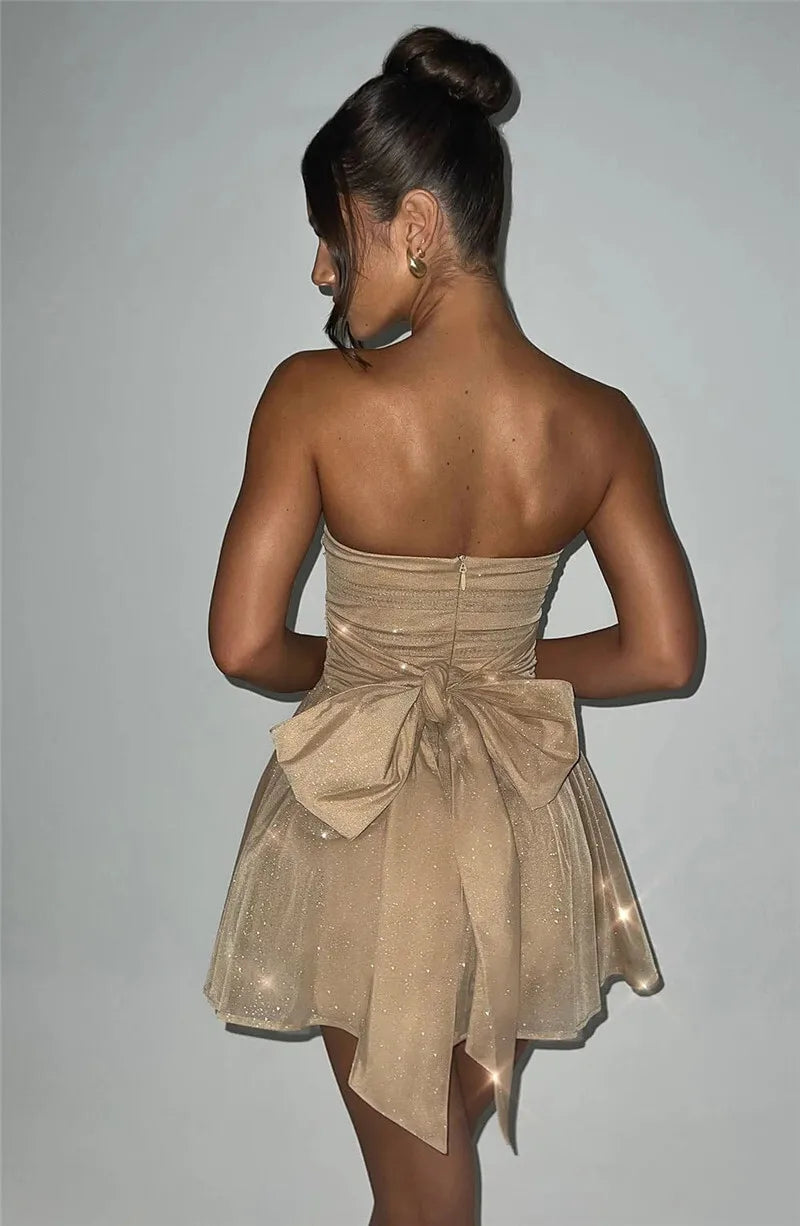 F/W 25' Strapless Mini Dress